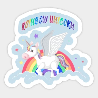 Rainbow Unicorn Sticker